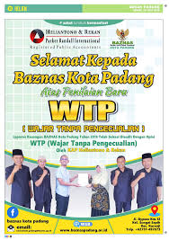 Baznas Kota Padang Raih WTP dan Baznas Award 2017
