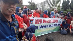 Laba Bersih RAT KPRI Infokom Padang di Bandung. Rp. 66, 4 Juta di Tahun 2017