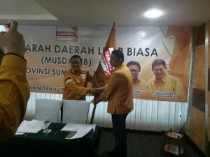 Marzul Veri Terpilih Secara Aklamasi Pimpinan DPD Hanura