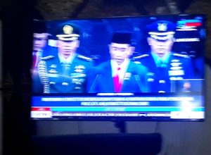 DPRD Kota Padang Mendengar Pidato Kenegaraan Presiden RI, Joko Widodo.