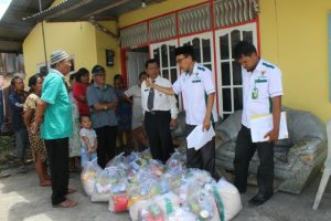 Baznas Padang Salurkan Bantuan Korban Kebakaran di Parak Karakah dan Kampung Jua