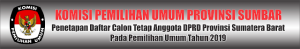 Pengumuman Daftar Calon Tetap (DCT) DPRD Provinsi Sumatera Barat Pemilu Tahun 2019
