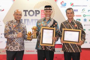 PDAM Kota Padang Boyong 4 Penghargaan Top BUMD Tingkat Nasional 2019