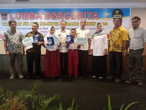 Dinas Perpustakaan dan Kearsipan Kota Padang Umumkan Pemenang Lomba Bercerita Anak Tingkat SD/MI Se Kota Padang