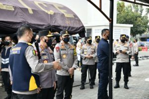 Kapolri Tinjau Pelaksanaan Vaksinasi Covid-19 Tahap II 36.292 Personel Polda Jabar