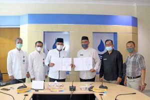 Untuk Pembangunan Intake,Perumda AM Kota Padang MoU Dengan UPTD KPHL Bukit Barisan