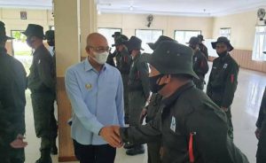 Hendra Pebrizal Bersama Direksi Lainya Hadiri Pembukaan Latsarmil Gelombang II di Batalyon Infanteri 133 Yudha Sakti