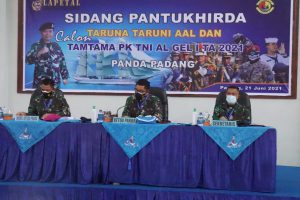 Danlantamal II Pimpin Sidang Pantukhirda Kadet dan Catam PK TNI AL