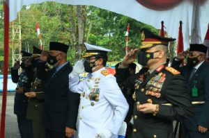 Kapolda Sumbar Hadiri Upacara Peringatan ke- 76 Hari TNI