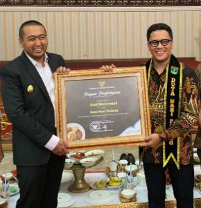 Arief Muhammad Dipanggil Wagub Sumbar Untuk Jadi Duta Nasi Padang