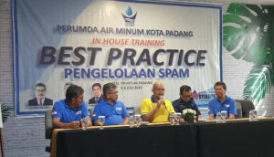 Perumdam Kota Padang Laksanakan In House Training BEST PRACTICE PENGELOLAAN SPAM