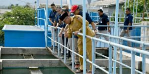 Wali Kota Padang Kunjungi Instalasi Pengolahan Air Perumda Air Minum Kota Padang di Ulu Gadut