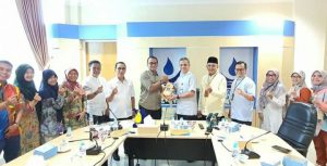 PT. Air Minum Bandarmasih (Perseroda), Kalimantan Selatan Kunjungi Perumda Air Minum Kota Padang