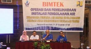 Gandeng B-TAM, Perumdam Kota Padang Adakan Bimtek Pemeliharaan Instalasi Pengolahan Air