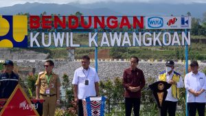 Komandan Lanudal Manado Hadiri Peresmian Bendenungan Kuwil Kawangkoan Minahasa Utara Oleh Presiden RI