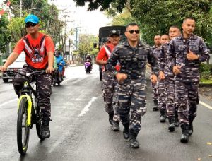 Fun Bike dan City Run Akhiri Masa Orientasi Bintara dan Tamtama Remaja Lanudal Manado
