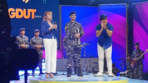Siswa Dikmaba Kejuruan Musik Kodiklatal Kembali Ramaikan Stasiun TV di Surabaya