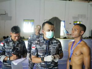 Lantamal XI Laksanakan Tes Kesehatan Tahap I Casis Bintara dan Tamtama PK TNI AL