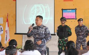 Wing Udara 3 Mengadakan Penyuluhan Bahaya Narkoba dan Memperkenalkan Organisasi TNI AL