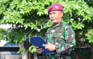 Pimpin Upacara 17-an, Komandan Kodiklatal Sampaikan Amanat Panglima TNI