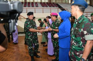 Panglima TNI Pimpin Upacara Kenaikan Pangkat 107 Orang Pati TNI