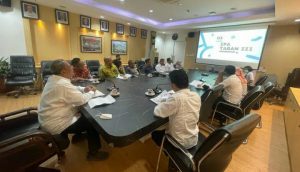 Walikota Padang didampingi Dirut dan Dirtek kunjungi Ditjen Cipta Karya PUPR guna membahas rencana pengembangan IPA Taban 3