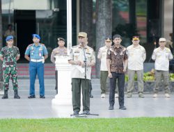 Pimpin Apel Gabungan Pasukan Pengamanan Penas Tani ke XVI tahun 2023, Gubernur Sumbar Minta Seluruh Personil Jalankan Tugas dengan Optimal
