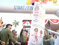 Gubernur Mahyeldi Lepas Ribuan Peserta Jalan Santai HUT Koperasi Tingkat Nasional Tahun 2023