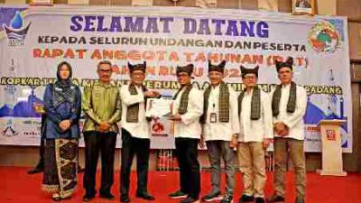 Wali Kota Padang Hadiri RAT Koperasi Karyawan Perumda AM Kota Padang Tahun Buku 2023