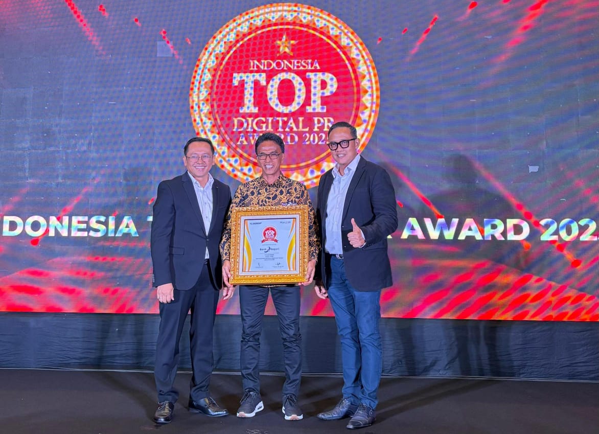 Sukses Bangun Citra Positif, Bank Nagari Raih TOP Digital Public Relation Award