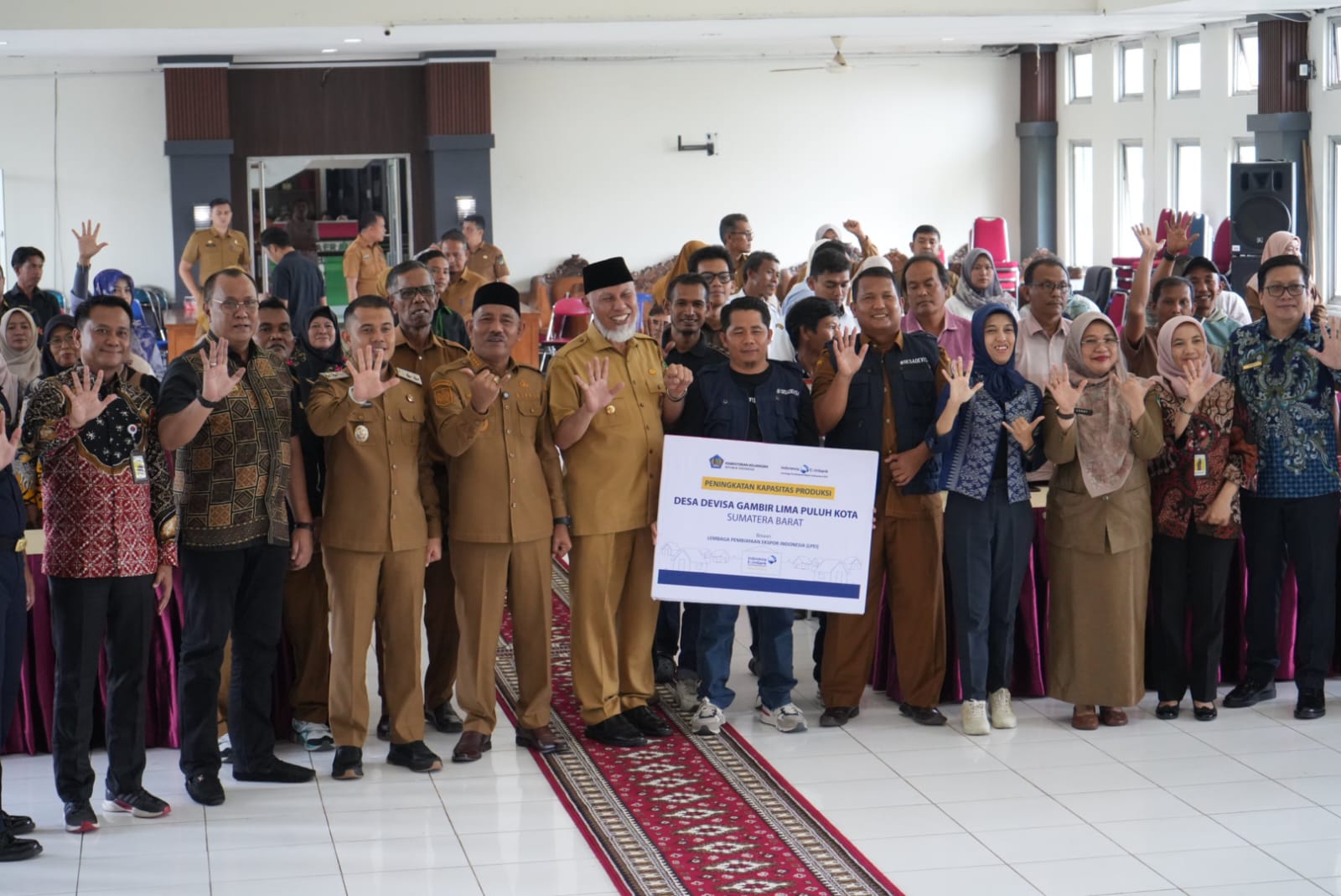 Dorong Petani Gambir Naik Kelas, Pemprov Sumbar Luncurkan Program Desa Devisa di Limapuluh Kota