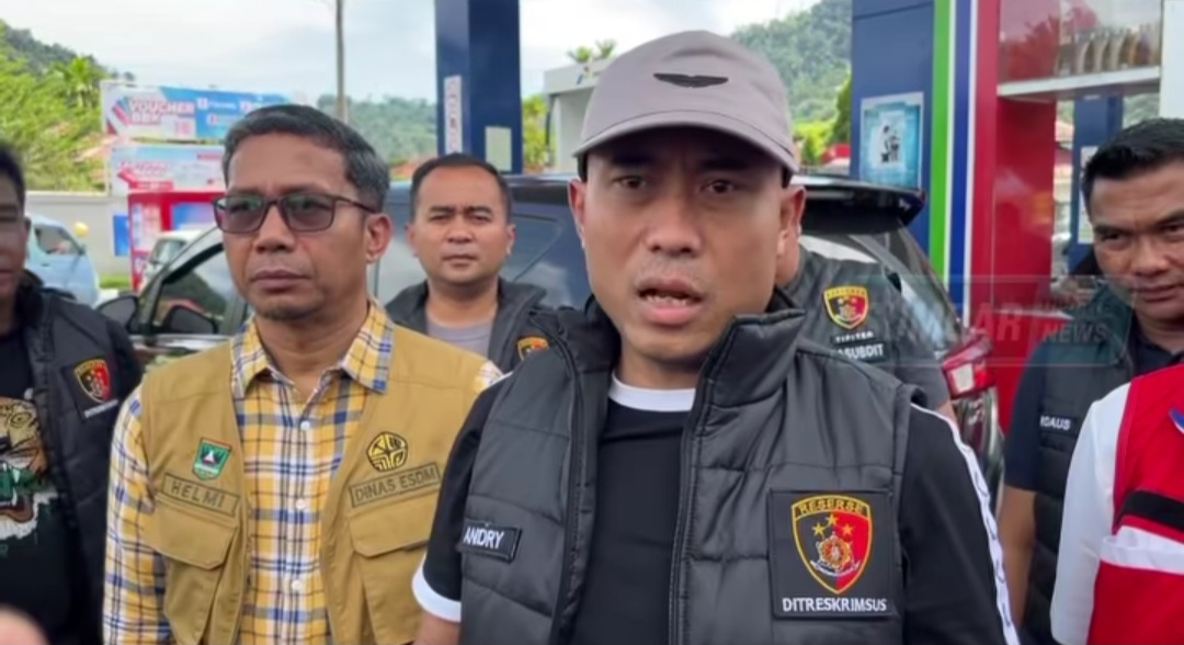 Ditreskrimsus Polda Sumbar Sidak SPBU di Sejumlah Daerah, Temukan Tangki Modifikasi dan Plat Nomor Ganda