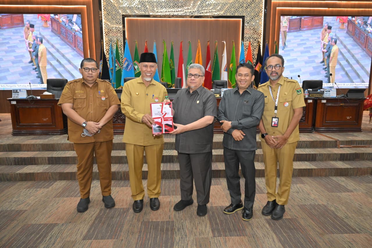 DPRD Sumbar Gelar Paripurna, Bahas Rancangan KUA-PPAS 2027, Fokus Sinkronisasi Program Daerah dan Nasional