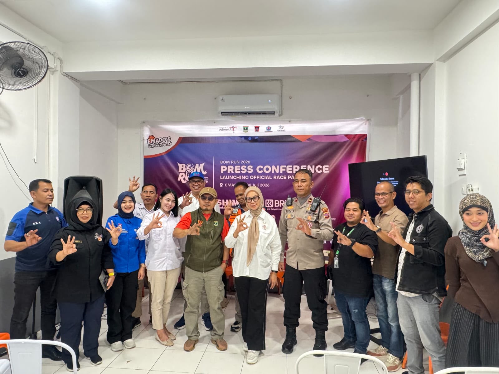 BOMRun 2026 Masuk Agenda Utama HJK Padang, Adril Syukri: Wajah Ramah Kota Siap Sambut Ribuan Pelari