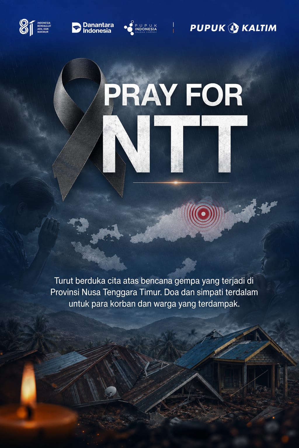Gempa 7,7 SR, Korban Jiwa Lebih 50, PKT Bontang Gerak Cepat Bantu NTT