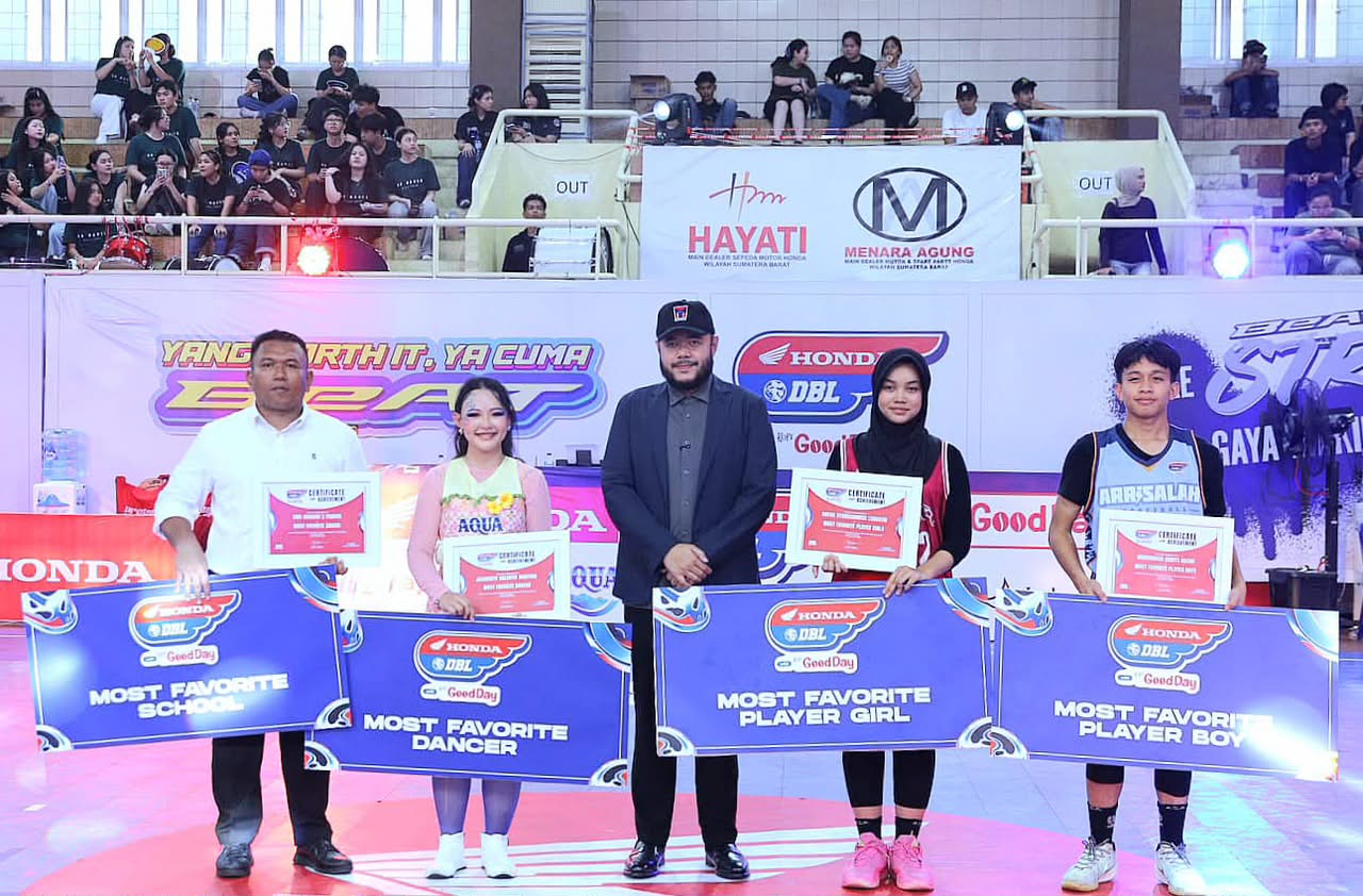 Fadly Amran Apresiasi Honda DBL 2026 West Sumatera, Padang Balomba Cetak Bibit Atlet Basket Berprestasi
