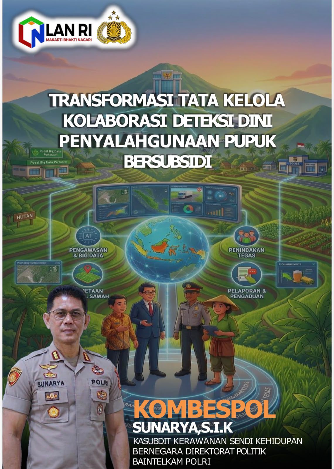 Kombes Sunarya Buat Gagasan Tata Kelola Deteksi Dini Penyalahgunaan Pupuk Bersubsidi