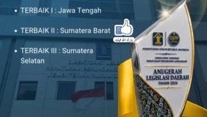 Pemprov Sumbar Raih Terbaik II Anugerah Legislasi Daerah 2026