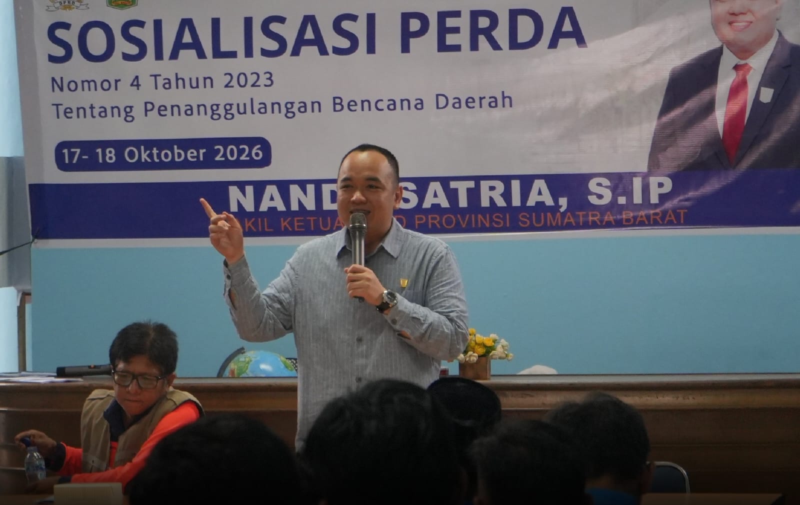 Wakil Ketua DPRD Sumbar Nanda Satria: Pemuda Harus Jadi Garda Terdepan Penanggulangan Bencana