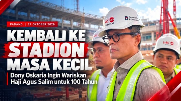 Kenangan Masa SD di Stadion Haji Agus Salim, Dony Oskaria Kini Ingin Mewariskan Stadion Berkualitas
